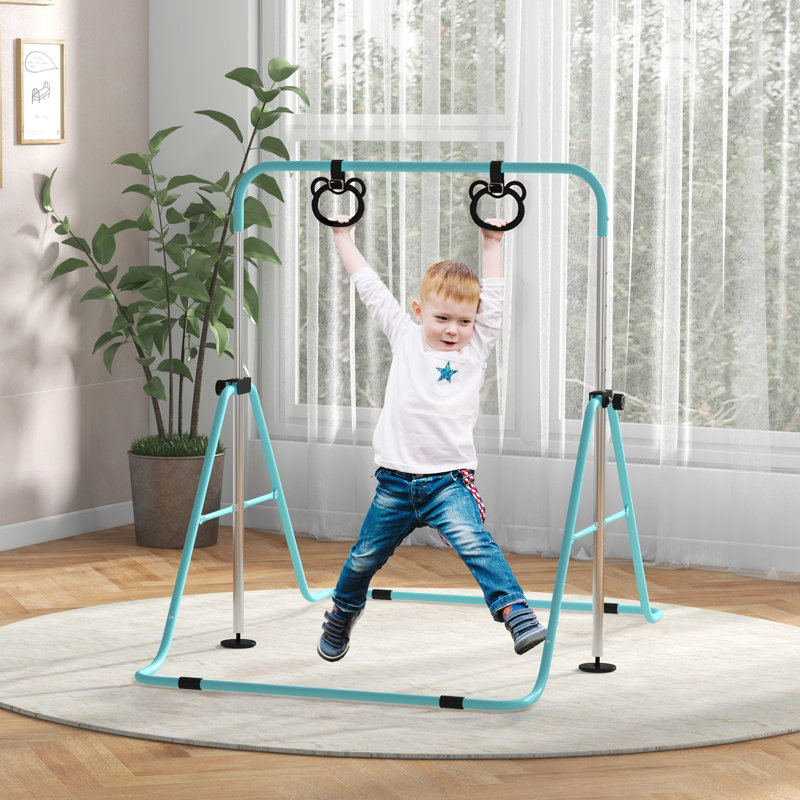 Isabelle & Max Burien Steel Foldable Outdoor Kids Game, Green