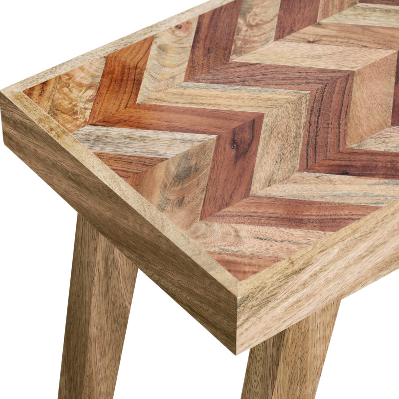 Mango Wood Bench,Natural