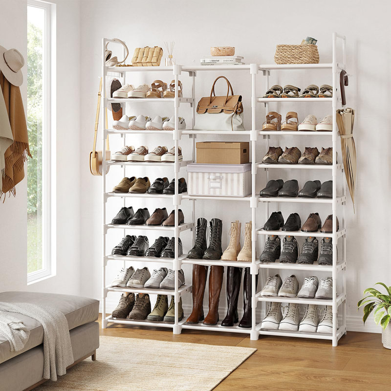 Range-chaussures 55 paires, Blanc