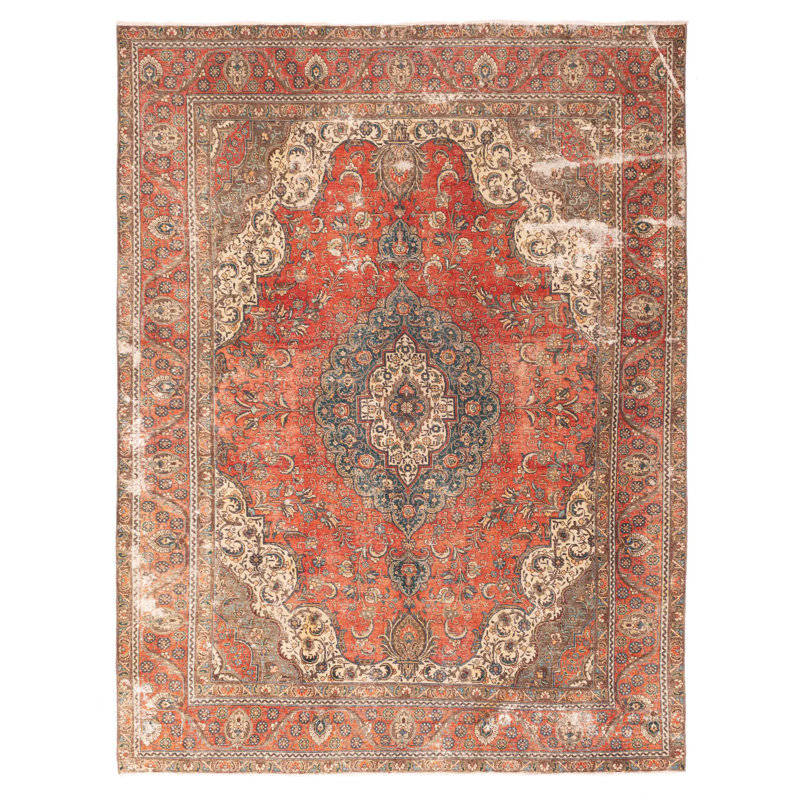 Tapis rouge Antalya 9 pi 7 po x 12 pi 6 po