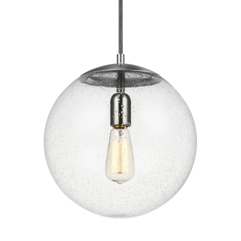 Leo - Hanging Globe Large One Light Pendant from Visual Comfort Studio