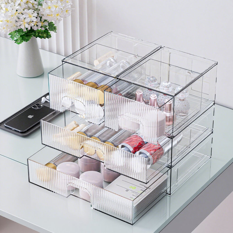 Stackable Storage Box, Acrylic Organizer