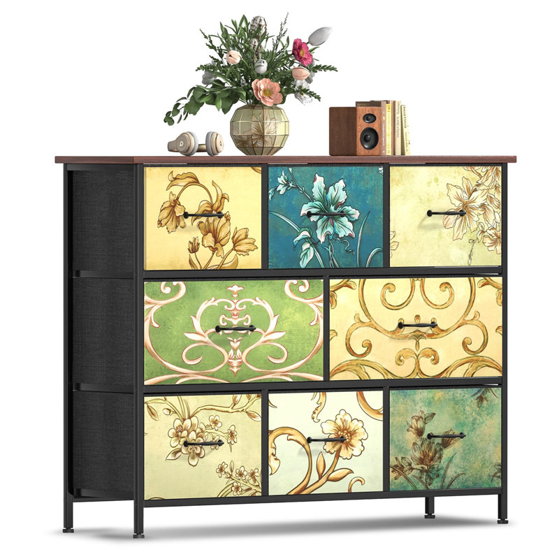 100 cm W Chest of 8 Drawers