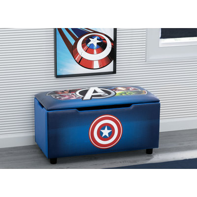 Marvel Avengers Faux Leather Upholstered Storage Bench
