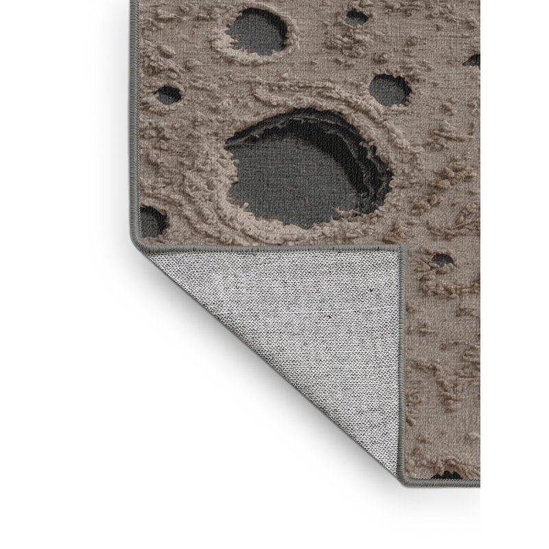 Tapis gris lavable à la machine, Rectangle 6 pi x 9 pi