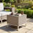 6-Piece Outdoor Sectional Seating Group With 7.7'' Wide Wood-Look Armrest Table, HDPE Wicker, Cushions & Coffee Table, Modular Patio Set-1202722204-1202722178