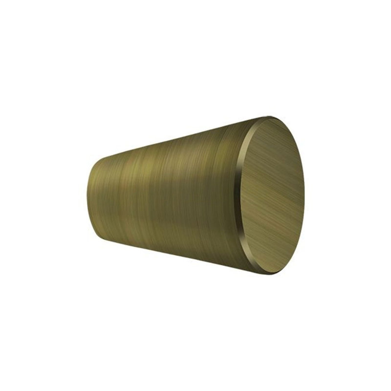 Conical Knob, Black, 1"