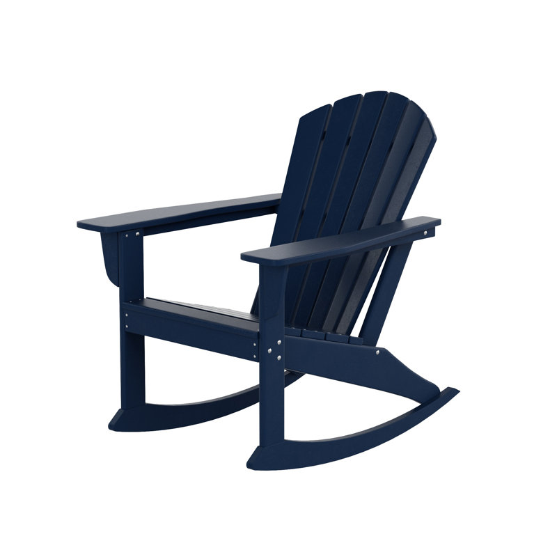 Chaise Adirondack berçante en PEHD Altura, Marine