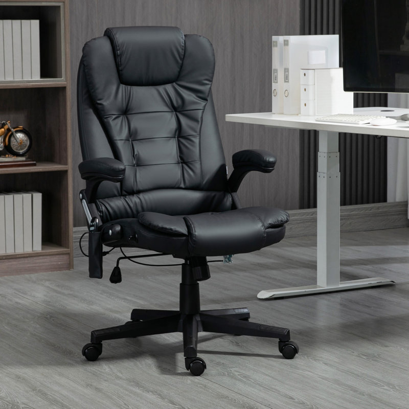Fauteuil de massage chauffant à haut dossier, fauteuil chauffant