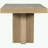 6-Piece Dining Table Set with Extendable Round Table and benches-1243366682-1243366683