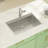 33'' L x 22'' W Stainless Steel Drop-In Single Bowl Kitchen Sink with Sink Grid, Strainer and Roll-up Rack