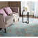 Beausejour Viscose Oriental Rug in Blue/Multi