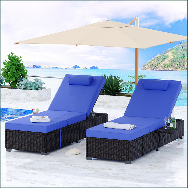 Wicker Outdoor Lounge Chair