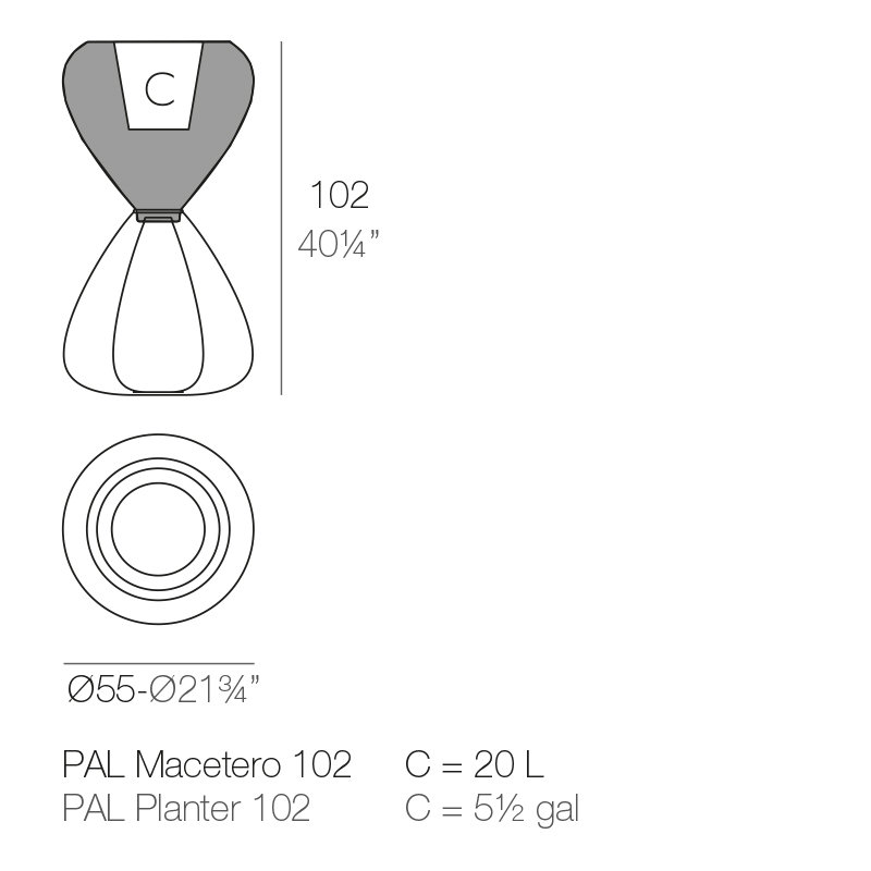 Pal Resin Pot Planter