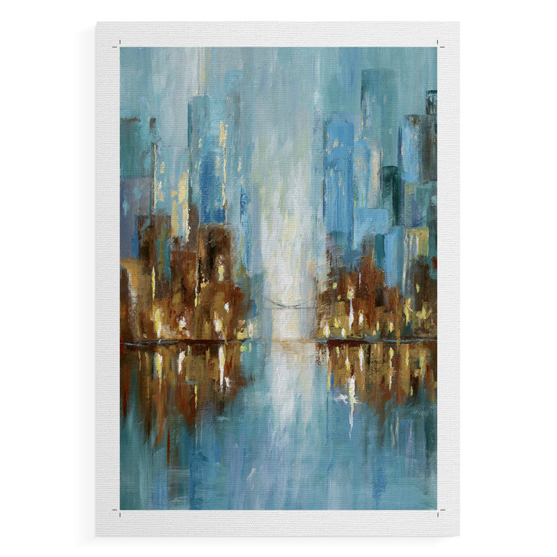 Éclairage urbain - impression sur toile seulement - non encadrée, H 60 po x l 40 po
