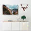 Lower Falls In The Rocky Mountains - Wrapped Canvas Painting-55365659