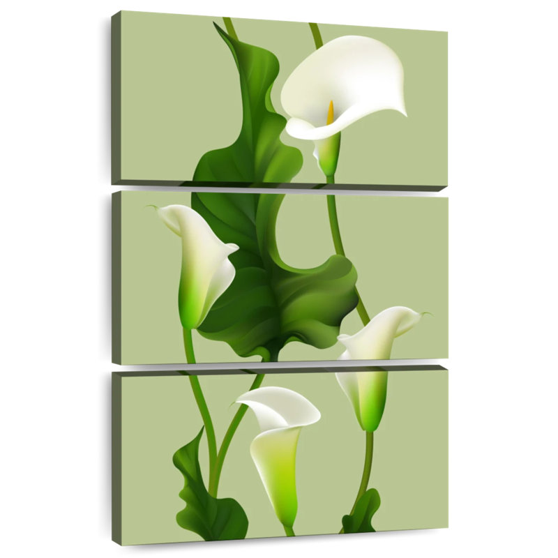 Harnek lys Calla blanc, H 45 po x l 28 po