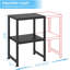 2-Tier Expandable Metal Storage Shelves