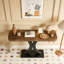 Table de vestibule étroite avec base géométrique-782163906
