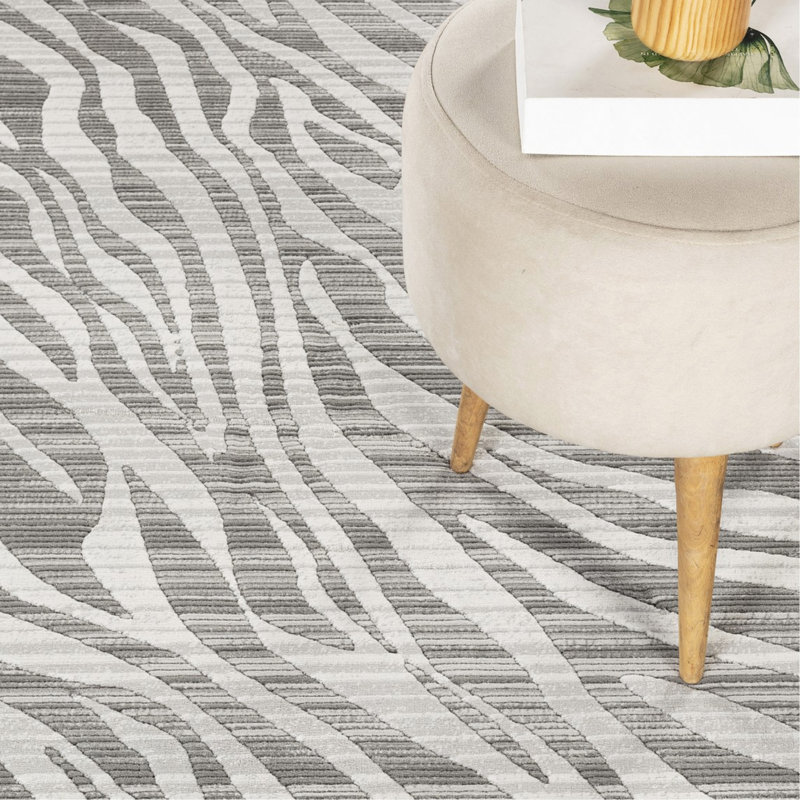 Gray 7 Ft. 10 In. X 10 Ft. 6 In. Area Rug, Rectangle 7'10" x 10'6"