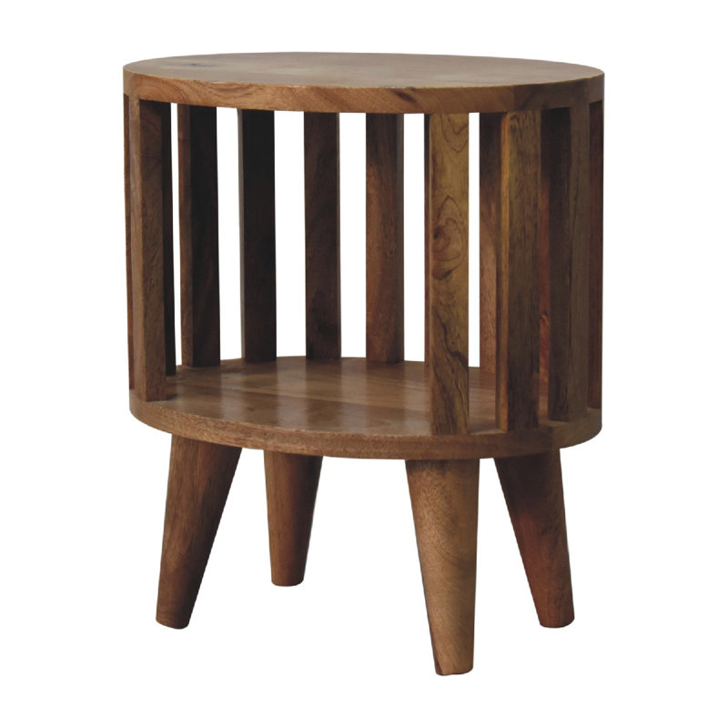 Izora 36cm W Solid Wood Bedside Table