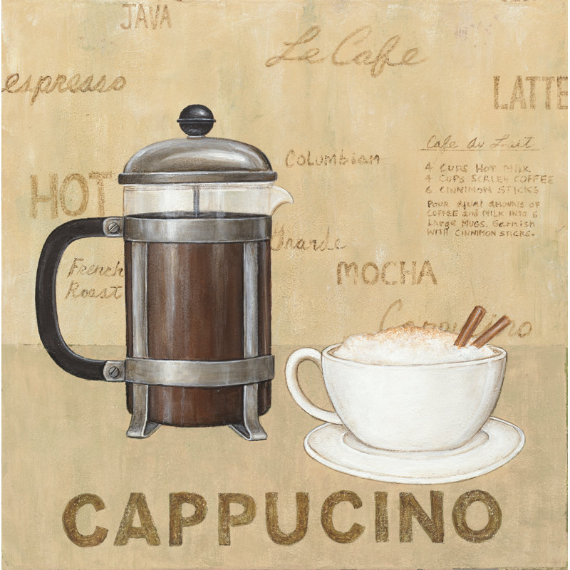 Cappuccino crème, H 20 po x l 20 po