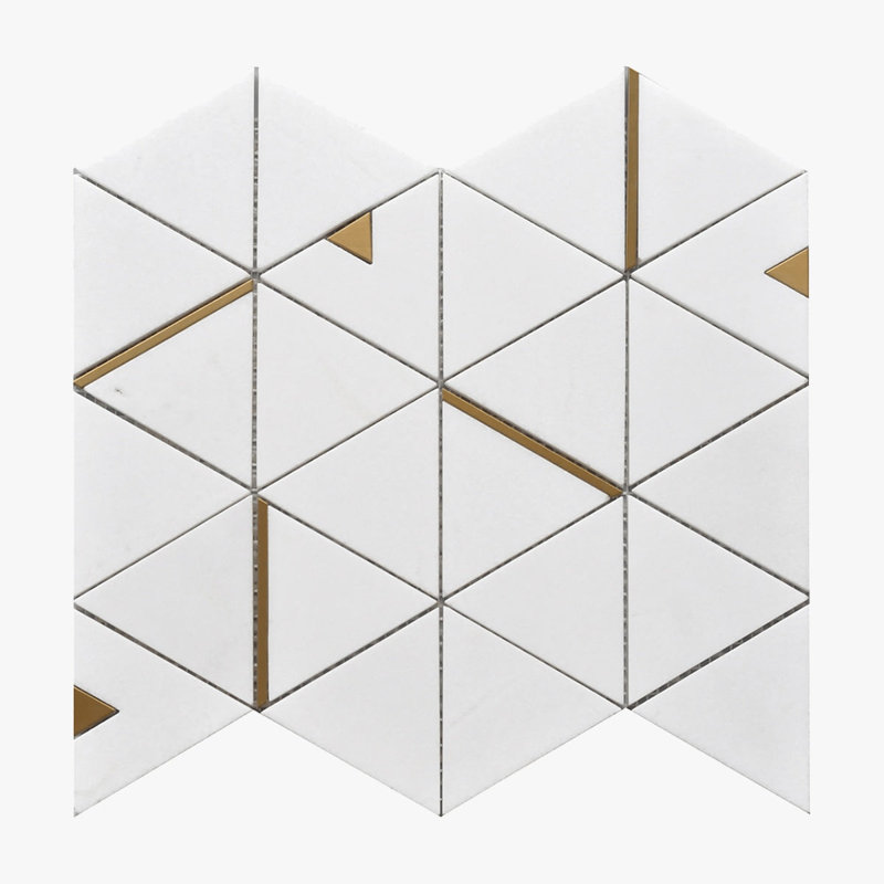 Feuille de mosaïque en marbre Rockart W x L