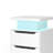 17.1''W 2-Drawer Nightstands with RGB LED Lights and Built-in Charging Station-261055456
