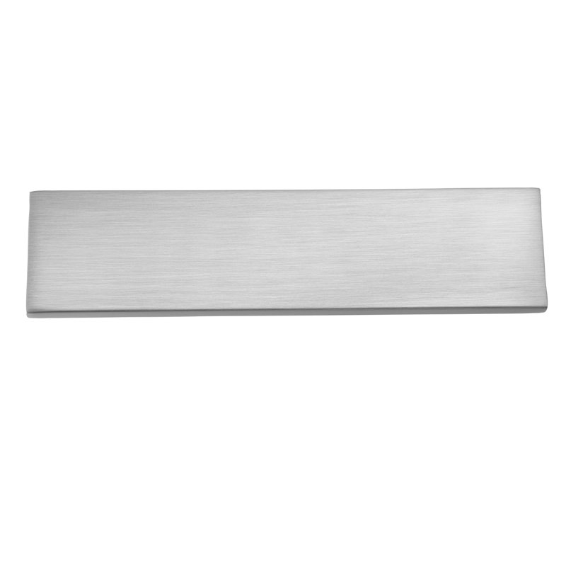 Ethan 4" Satin Nickel Edge Pull, Satin Nickel, 4"