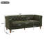 Canapé capitonné 73,5 po l Chesterfield capitonné à accoudoirs multiples