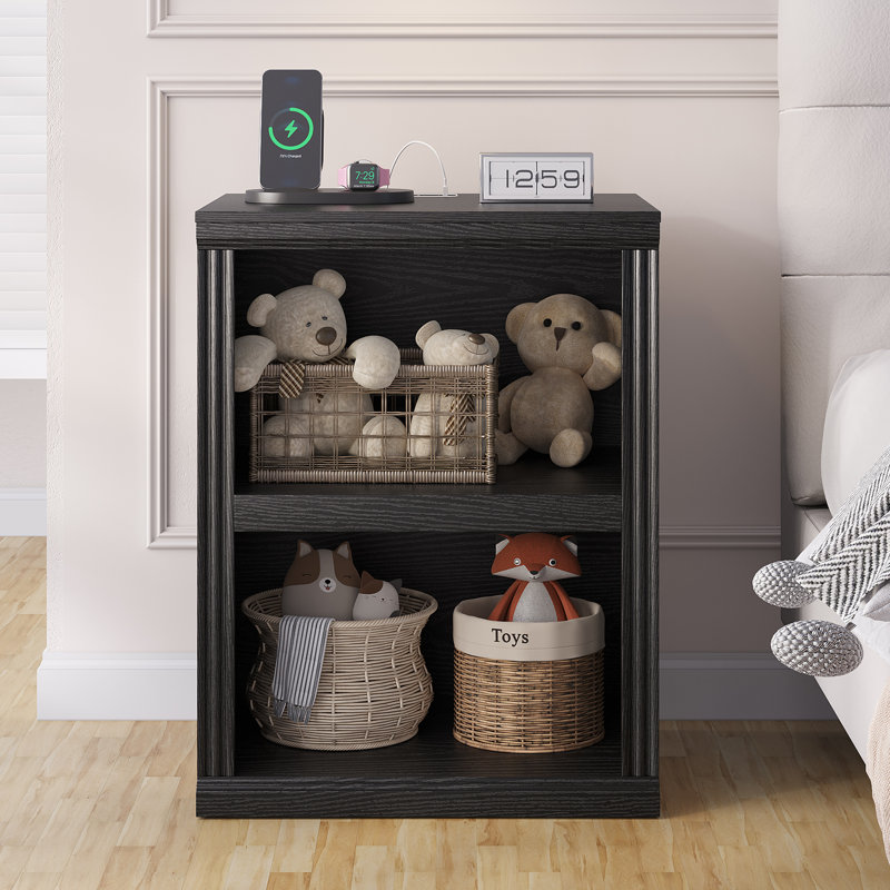 65cm H x 50cm W Bookcase, Black