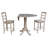 Dekeshia Counter Height Drop Leaf Solid Wood Dining Set-326723654