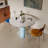 White Round Sintered Stone Dining table-465867511