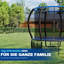 Maxway Furniture ft Oval Backyard Trampoline with Safety Enclosure-115285567