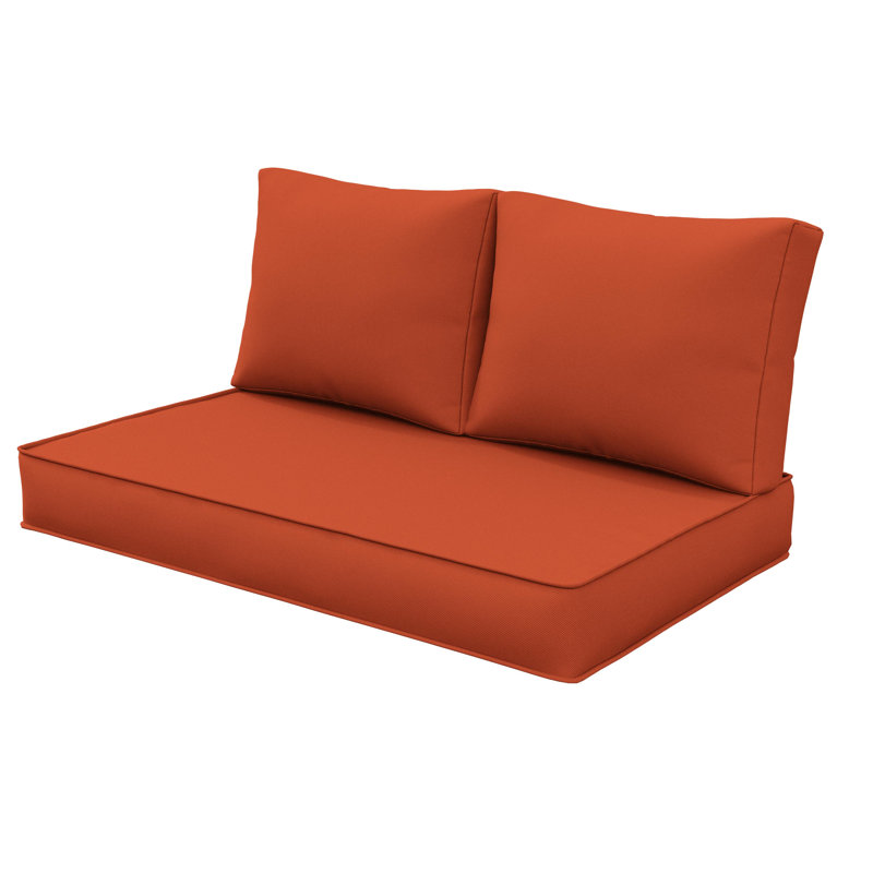 Ensemble de 3 coussins de remplacement de 5 po pour l'extérieur, Orange