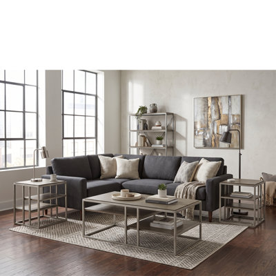 Ensemble de 3 tables basses Afreen