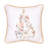 Cat Tree Embroidered Christmas Holiday Throw Pillow