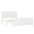 Full Size Solid Wood Platform Bed With Support Slats, Strong Structure, No Box Spring Needed, White Finish-1275926168-1275926175