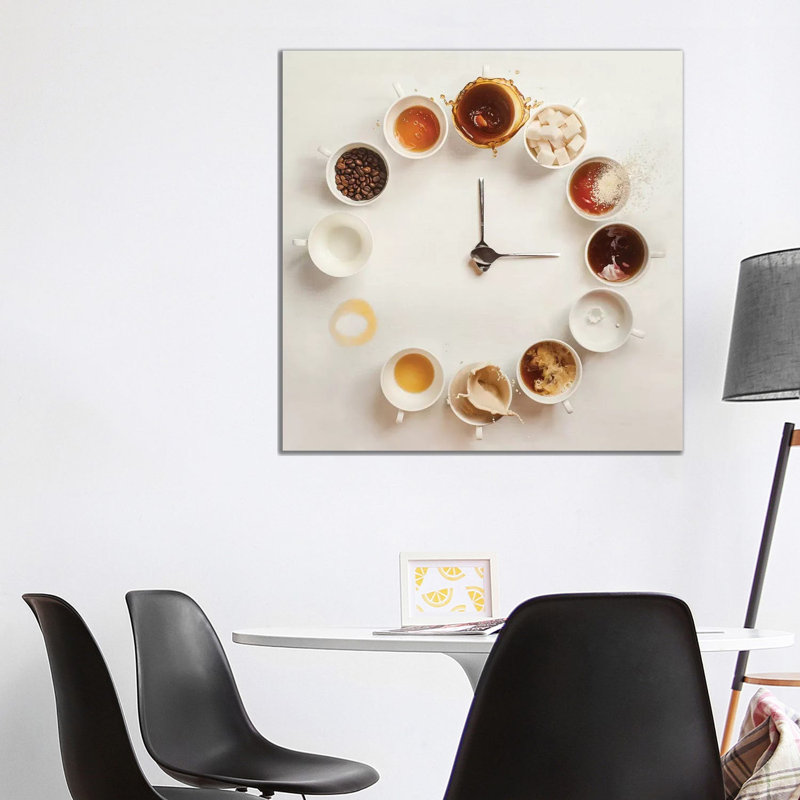 It's Always Coffee Time by Dina Belenko - Wrapped Canvas Panoramic Print, 93.98 cm H x 93.98 cm W x 1.91 cm D