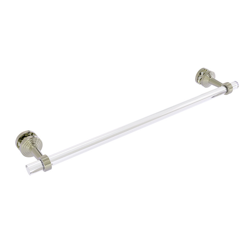 Barre à serviettes 28 po pour porte de douche en verre Pacific Beach, Nickel poli