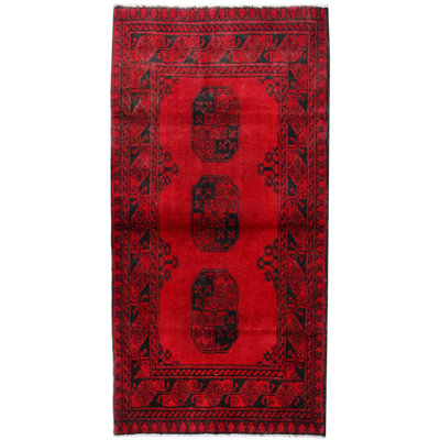 Alterick Oriental Hand Woven 99cm X 188cm Area Rug