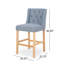 Ensemble de 2 tabourets de comptoir rembourrés en tissu rembourrés pour comptoir de cuisine ou bar-1772408789