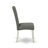5 Piece Kitchen Table Set for 4 Includes a Round Dining Room Table with Dropleaf and 4 Gray Linen Fabric Parsons Dining Chairs, Linen White-130780525-130780524-119207756