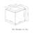 Rockwood 17"W Upholstered Vegan Leather Contemporary Square Storage Cube Ottoman with Flip-Over Tray, Assembled-1803240520