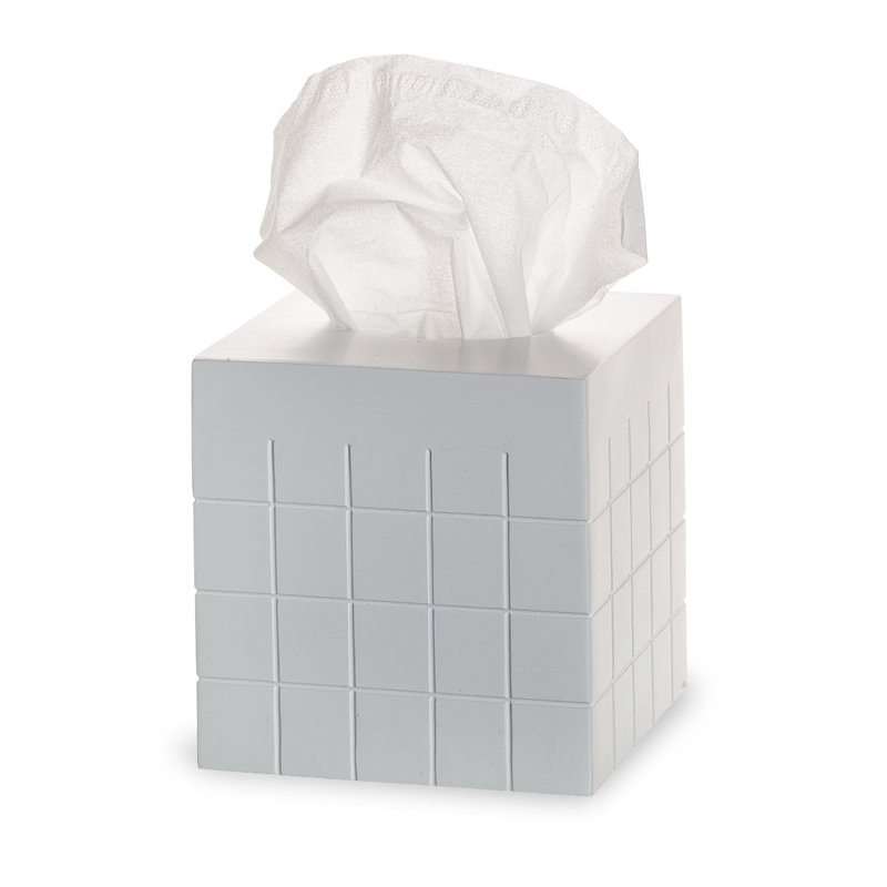 Housse pour boîte à mouchoirs carrée polaire