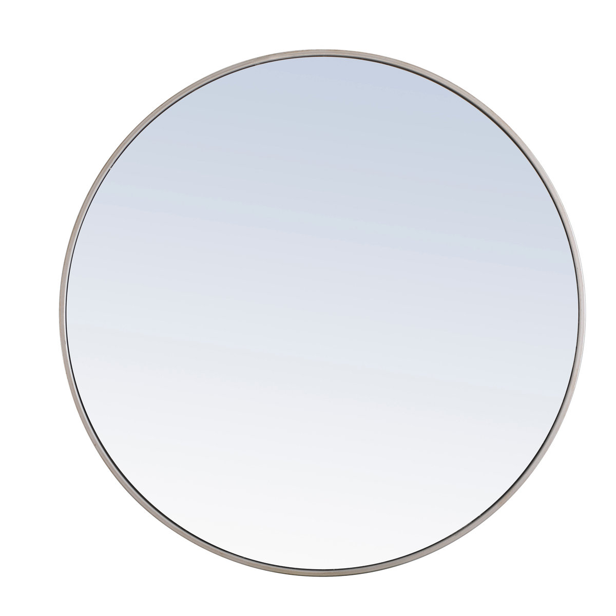 Sabine Accent Mirror, Silver, 18" x 18"
