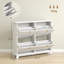 16 Pair Flip Down Shoe Storage