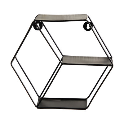 Square Metal Floating Shelf