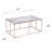 Nicholance Glass Top Coffee Table