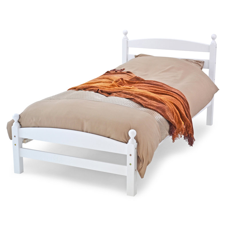 Barkev UK Single - DE 90 X 190 Cm Bed, White